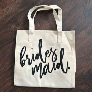 Square Canvas Tote - Bridesmaid